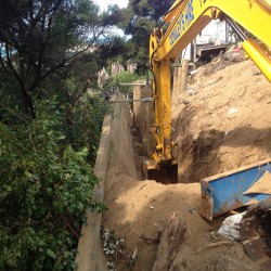 Replacing An Old Timber Retaining Wall