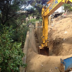 Replacing An Old Timber Retaining Wall