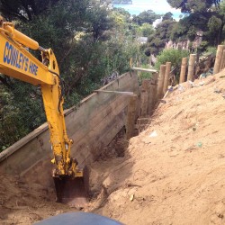 Replacing An Old Timber Retaining Wall