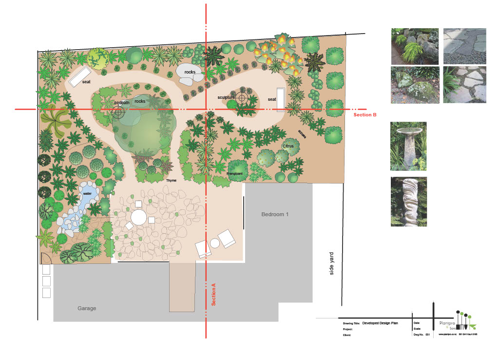 Landscape Design Process - Developed Dsign Stage
