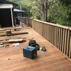 Landscape Design: Handrail Construction